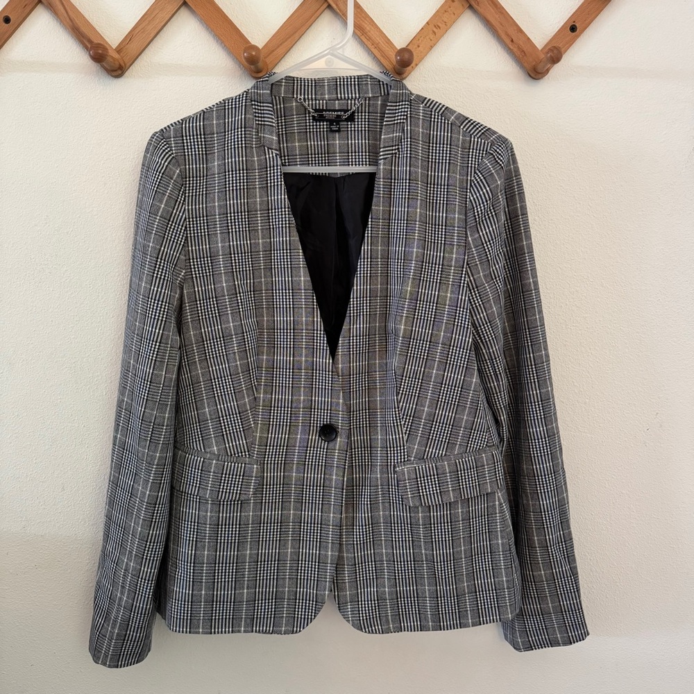 Plaid blazer